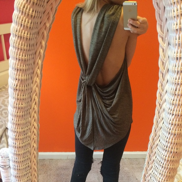 Bronze/ Gold open back tank
