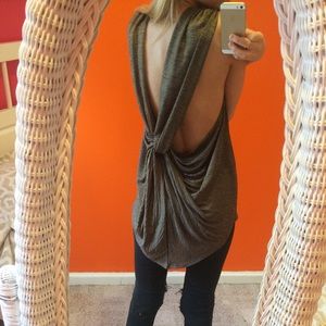 Bronze/ Gold open back tank