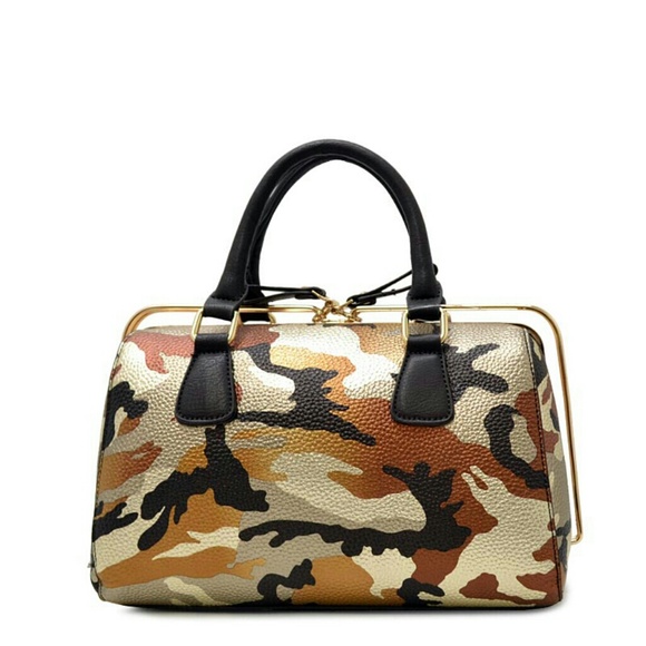 Camouflage handbag