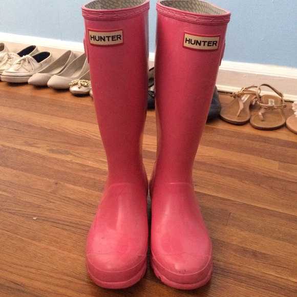 PINK Hunter Rain Boots ☔️