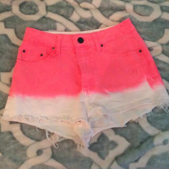 High rise cheeky shorts