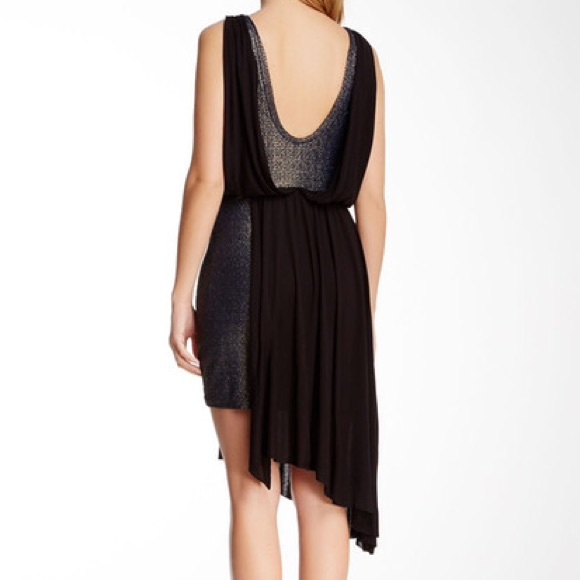 Free People Elenor Draped Contrast Dress - Picture 9 of 9