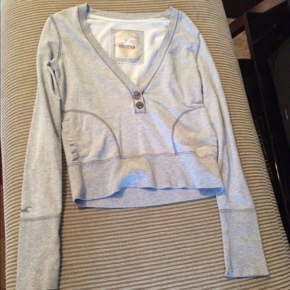 A Gray Hollister Sweater