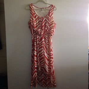 Tribal chevron Hi-Lo dress