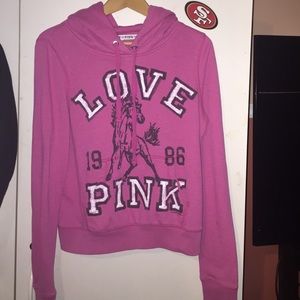 Vs pink sweater medium