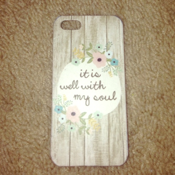 "It is well with my soul" iphone 5 case