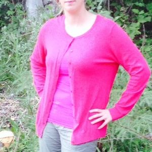 Pretty in Pink Old Navy cardigan