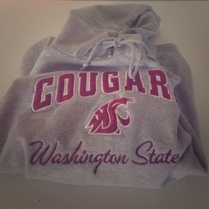 WSU Washington state Cougars Sweatshirt Hoodie.