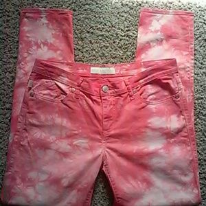 Rock & Republic Peach tie dye jeans