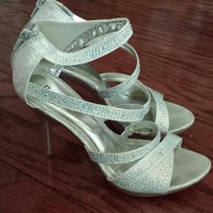 Silver heels