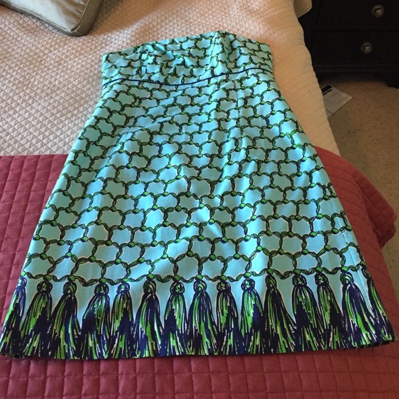 Lilly Pulitzer strapless dress
