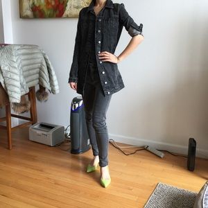 new asos jean coat small