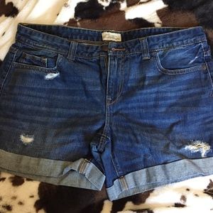 Denim shorts