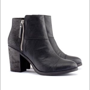 Black ankle boots