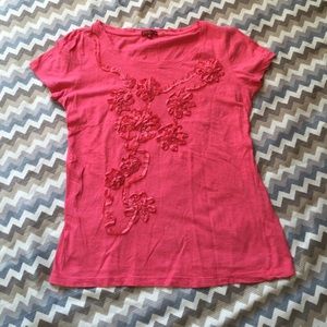 Pink Flower Tee