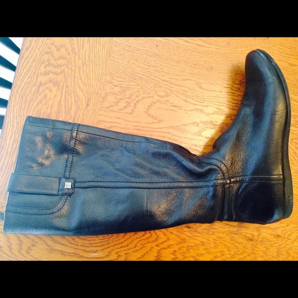 Nine West Black Riding Boots