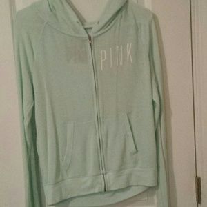 Pink lightweight hoodie