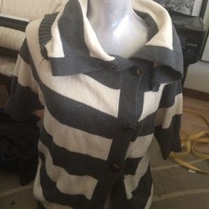 Side button sweater