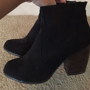 Chunky heel ankle boots