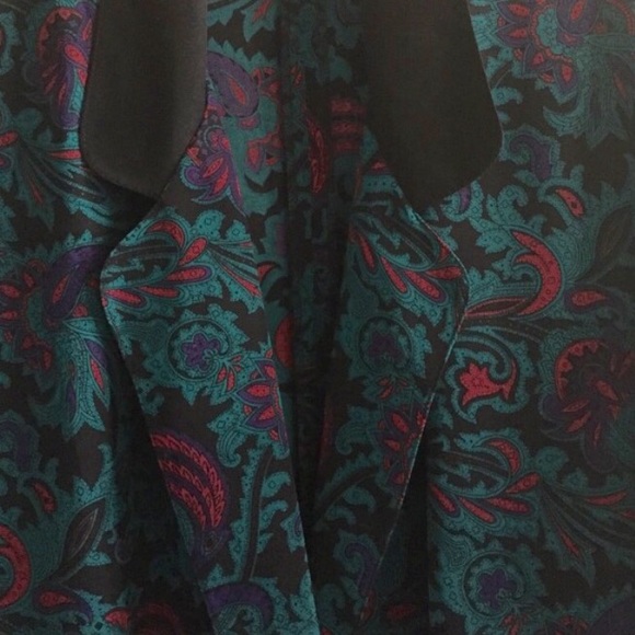 Vintage Paisley Oversized Blazer