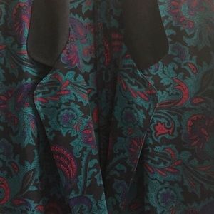 Vintage Paisley Oversized Blazer