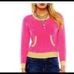 Juicy couture size small neon pink sweater