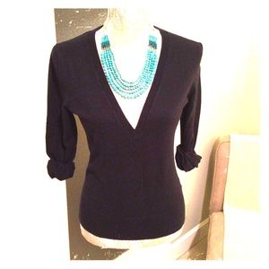 SOLD in bundle - BR black cotton sweater