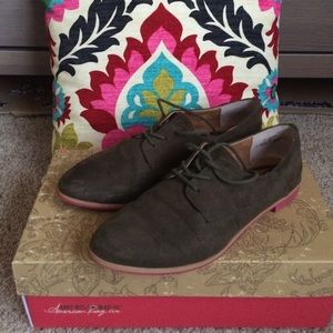 American Rag Cie Stanny Green loafer style shoes