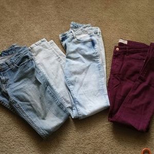 Two Cotton on skinny jeans