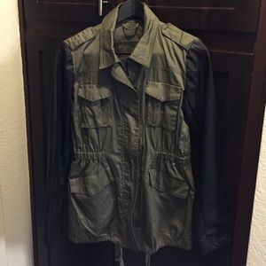 Ark & Co faux leather jacket