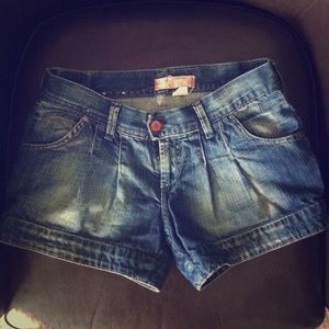 Denim shorts