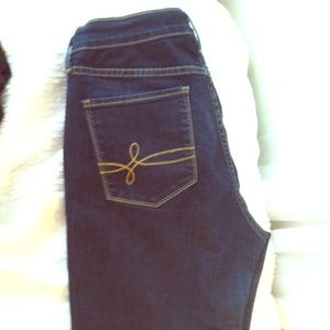 Solid Vintage Blue Skinny Jeans by Denizen