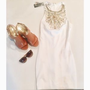 Xxs white Bebe dress!