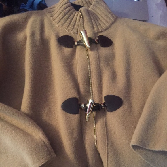 MICHAEL Michael Kors Camel Wool Cape Coat
