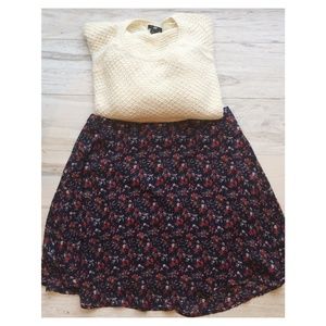 Bundle🌻 H&M knitted Sweater & Forever 21 Skirt!