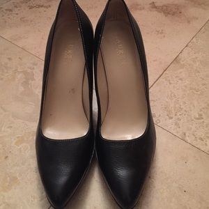 Sleek Leather Ralph Lauren pumps