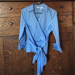 Classy wrap style blouse