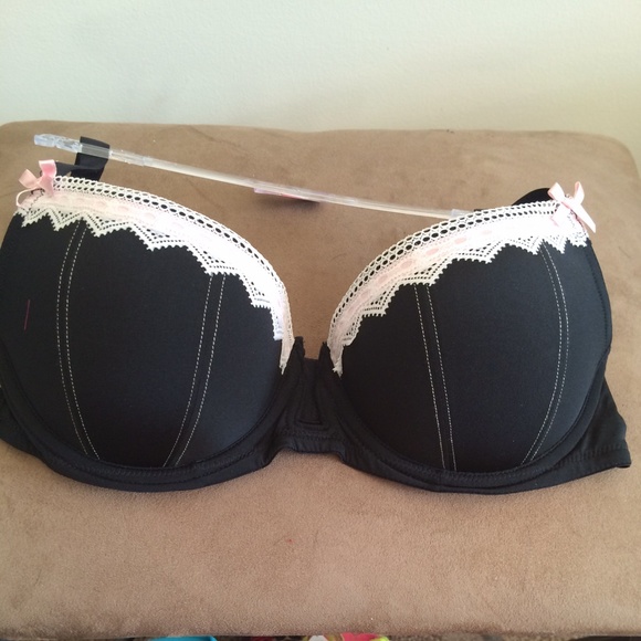 jezebel Other - Brand new black with pink lace detail bra