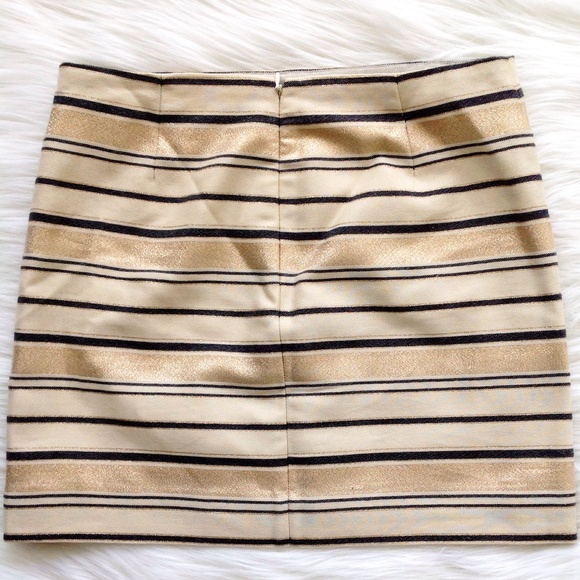 J Crew metallic miniskirt - Picture 3 of 4
