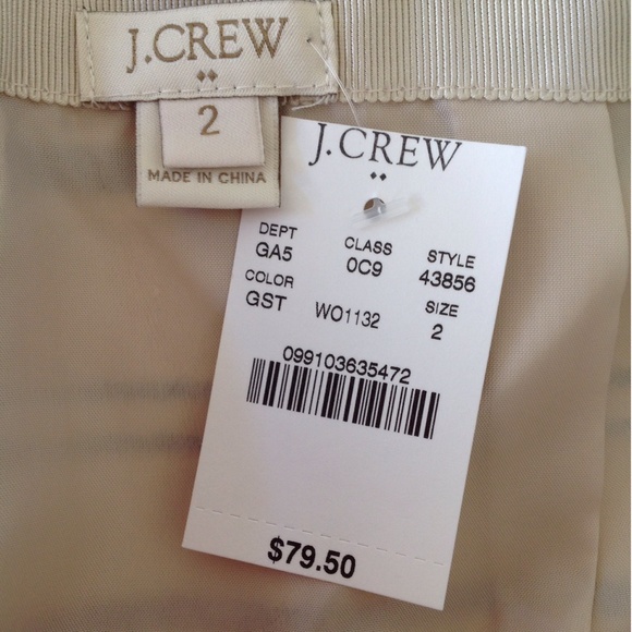 J Crew metallic miniskirt - Picture 4 of 4