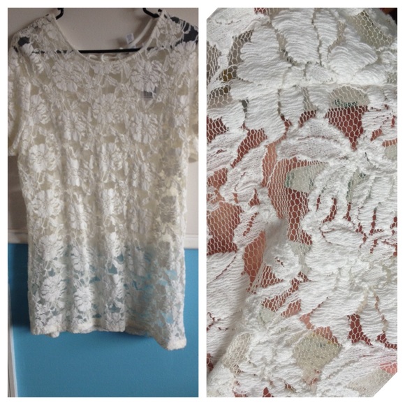 Lace overshirt