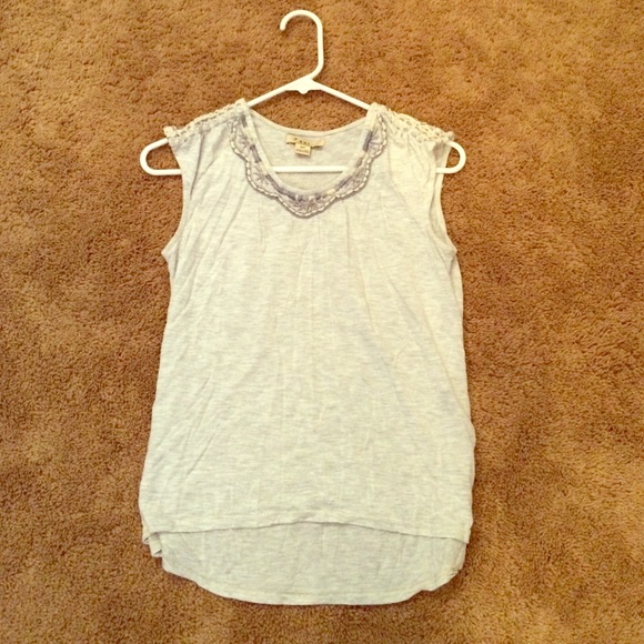 Forever21 grey woven top