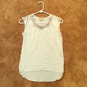 Forever21 grey woven top