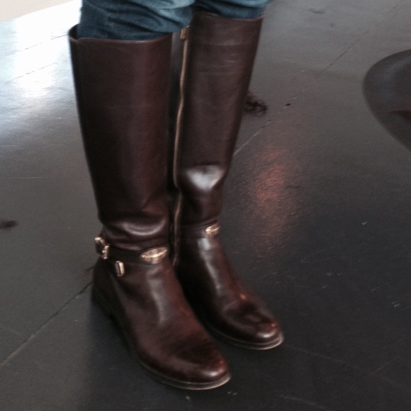 Michael Kors Shoes - Michael Kors leather boots.  Size 10