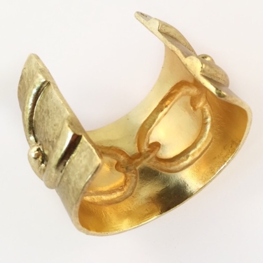 Karine Sultan  Gold Textured Cuff - Picture 3 of 4