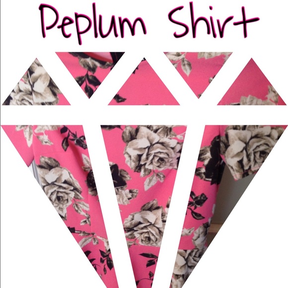 Pretty in Pink Peplum Blouse