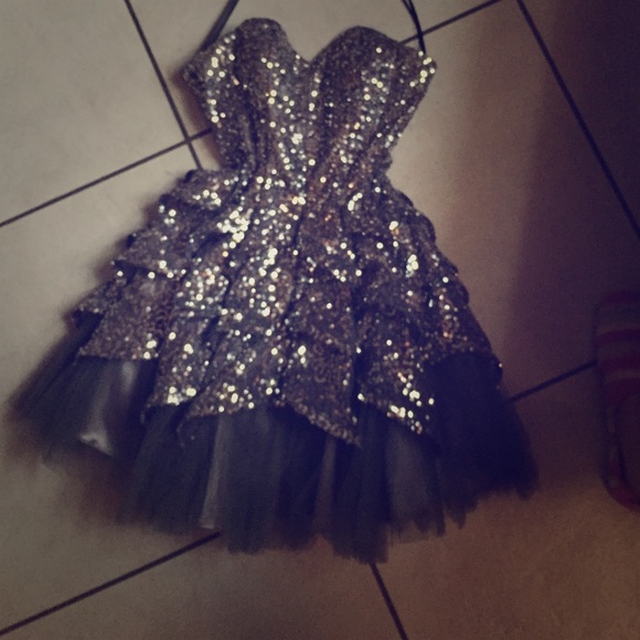 Silver sequence dress NEW!