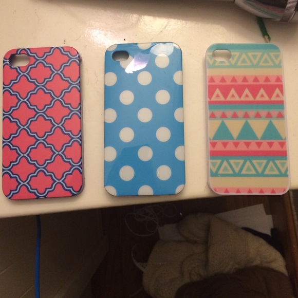three iphone 4/4s cases - Picture 1 of 1