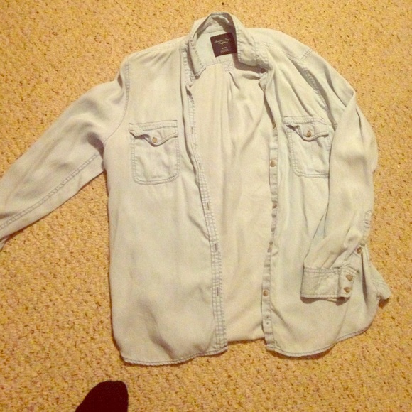 America Eagle Light Blue Shirt