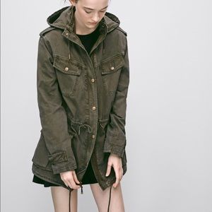 Olive Green Cargo Jacket